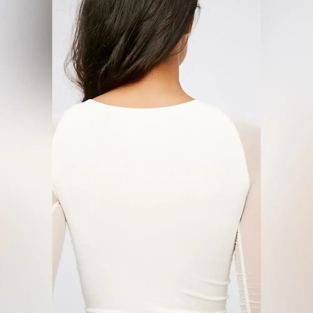 Free People Scrunch Sleeve Seamless Size Extra Small / Small